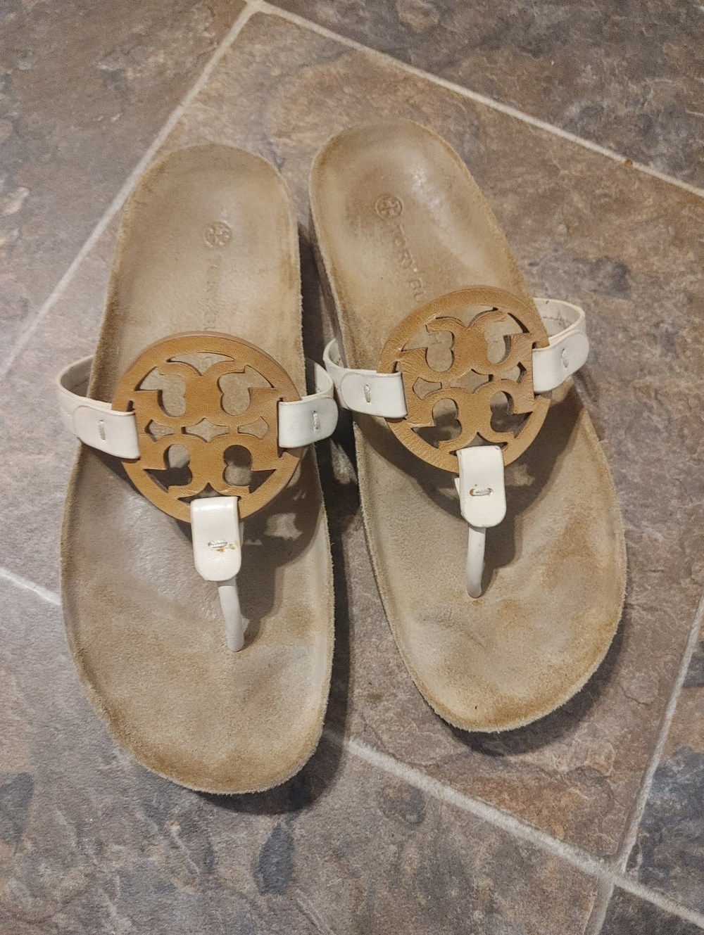 Tory Burch Miller Cloud Cork Sandals Size 8.5